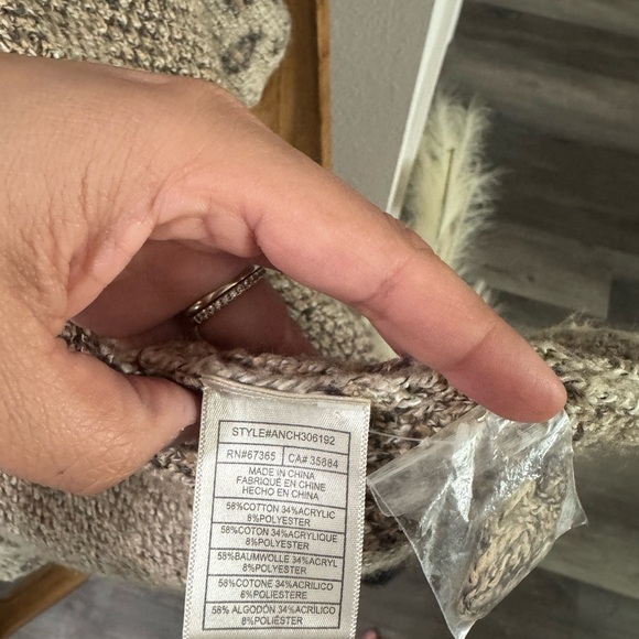 Anthropologie Cupcakes And Cashmere Animal Print Leopard Open Cardigan - Picture 5 of 5